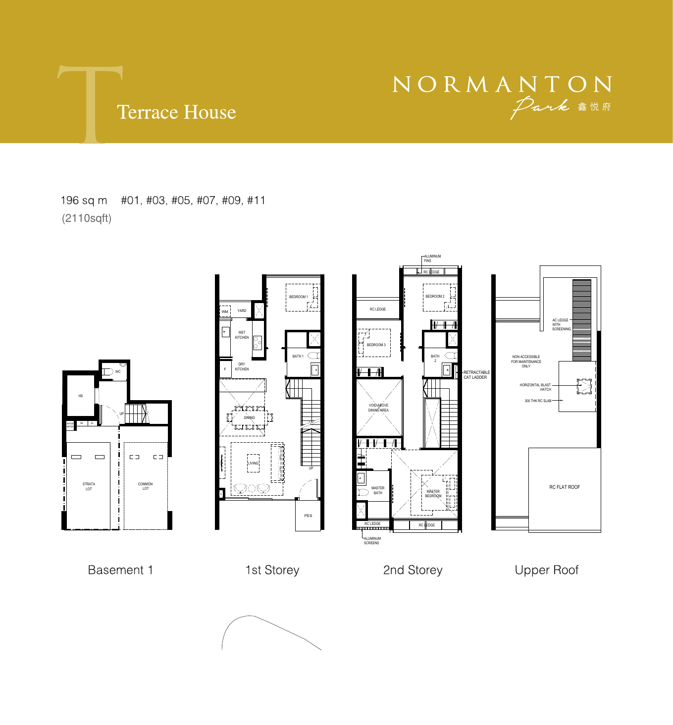 Strata Terrace House · 2,110 sqft